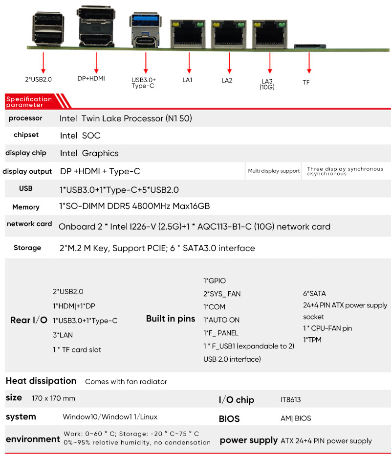 Материнская плата N20 10G NAS